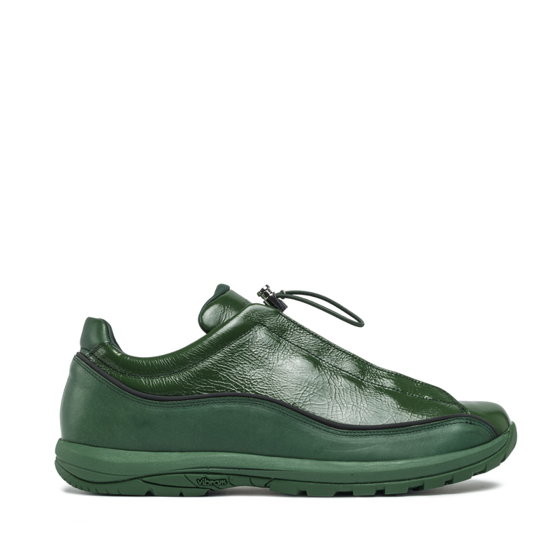 Licata Green Crackled Patent Leather W